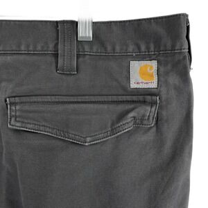 Carhartt Men's Size‎ 42 Rugged Flex Cargo Work Shorts Gray Relaxed Fit Canvas